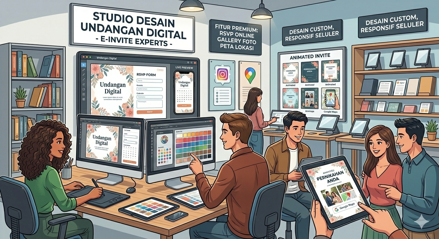 Desain dan Pembuatan Undangan Digital